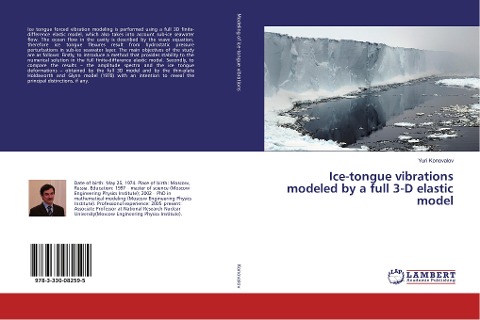 Ice-tongue vibrations modeled by a full 3-D elastic model