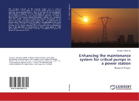 Enhancing the maintenance system for critical pumps in a power station: Research Project