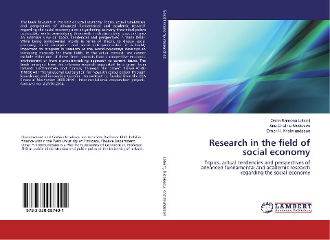 Research in the field of social economy: Topics, actual tendencies and perspectives of advanced fundamental and academic research regarding the social economy