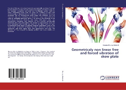 Geometricaly non linear free and forced vibration of skew plate