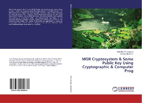 MOR Cryptosystem & Some Public Key Using Cryptographic & Computer Prog