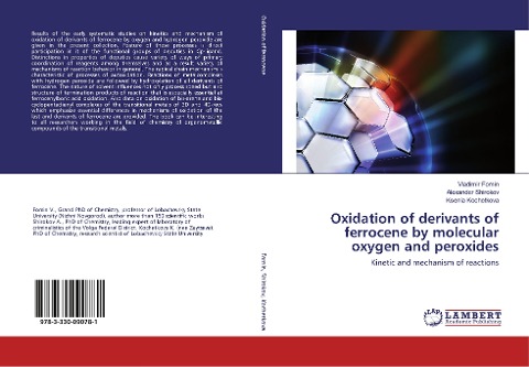 Oxidation of derivants of ferrocene by molecular oxygen and peroxides: Kinetic and mechanism of reactions