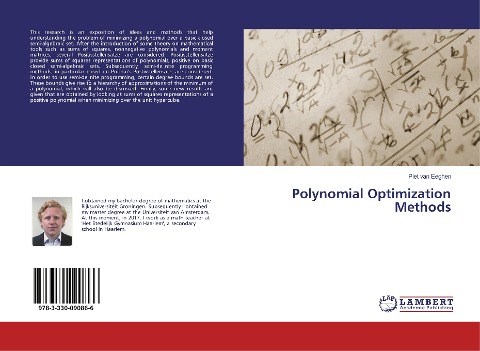 Polynomial Optimization Methods