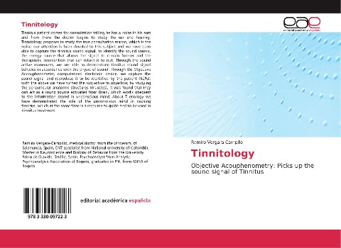 Tinnitology: Objective Acouphenometry: Picks up the sound signal of Tinnitus