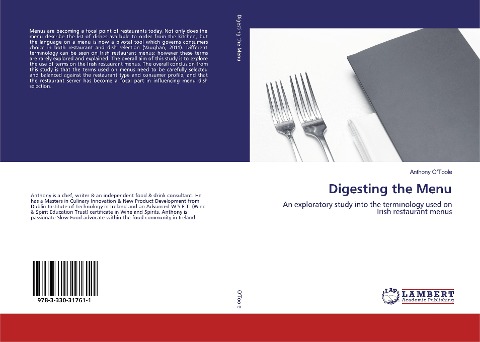 Digesting the Menu: An exploratory study into the terminology used on Irish restaurant menus