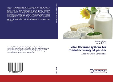 Solar thermal system for manufacturing of paneer: A Tool for Energy Conservation