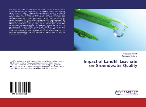 Impact of Landfill Leachate on Groundwater Quality