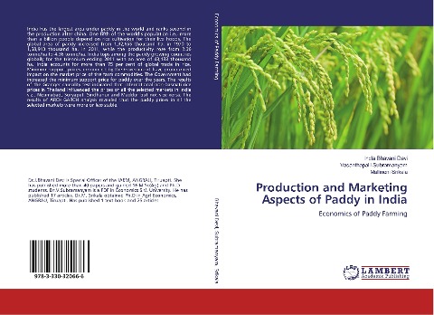 Production and Marketing Aspects of Paddy in India: Economics of Paddy Farming