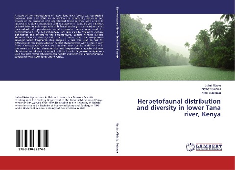 Herpetofaunal distribution and diversity in lower Tana river, Kenya