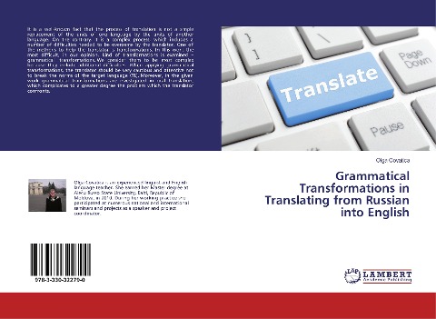 Grammatical Transformations in Translating from Russian into English