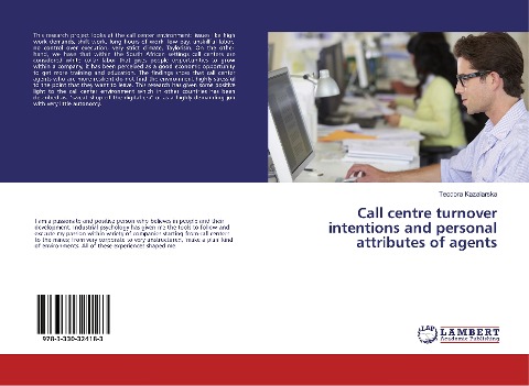 Call centre turnover intentions and personal attributes of agents