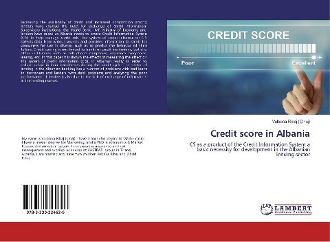 Credit score in Albania: CS as a product of the Credit Information System a basic necessity for development in the Albanian lending sector