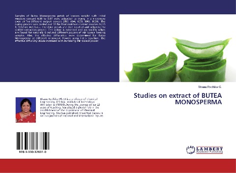 Studies on extract of BUTEA MONOSPERMA