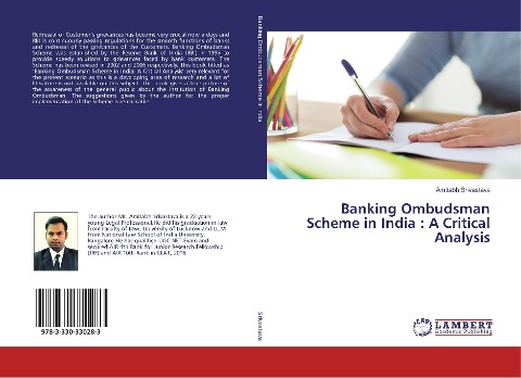 Banking Ombudsman Scheme in India : A Critical Analysis