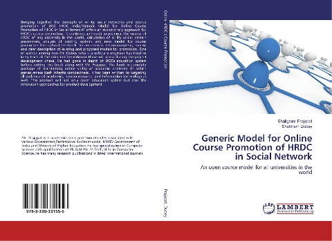 Generic Model for Online Course Promotion of HRDC in Social Network: An open source model for all universities in the world
