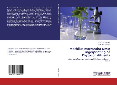 Machilus macrantha Ness: Fingerprinting of Phytoconstituents: Approach Towards Isolation of Phytoconstituents-Part 1