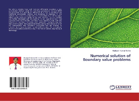 Numerical solution of Boundary value problems