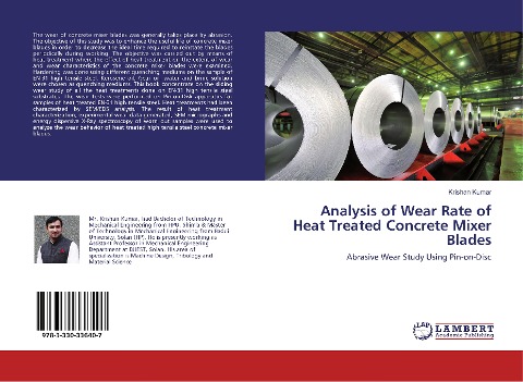Analysis of Wear Rate of Heat Treated Concrete Mixer Blades: Abrasive Wear Study Using Pin-on-Disc