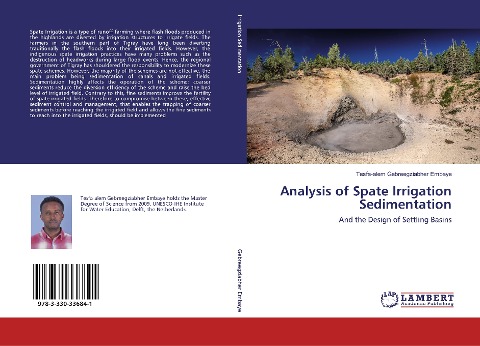 Analysis of Spate Irrigation Sedimentation: And the Design of Settling Basins