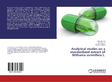 Analytical studies on a standardized extract of Withania somnifera L.