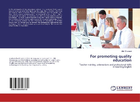 For promoting quality education: Teacher training, orientations and professional skills in teaching English