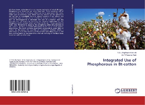 Integrated Use of Phosphorous in Bt-cotton