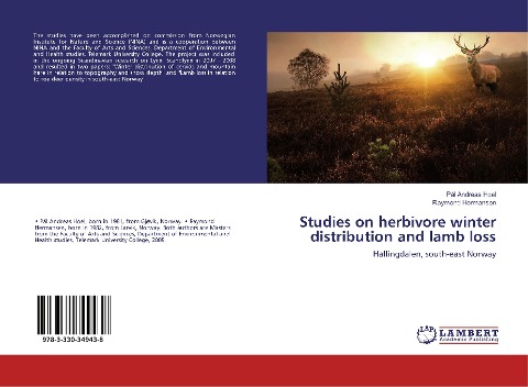 Studies on herbivore winter distribution and lamb loss: Hallingdalen, south-east Norway