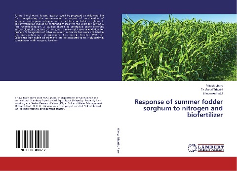 Response of summer fodder sorghum to nitrogen and biofertilizer