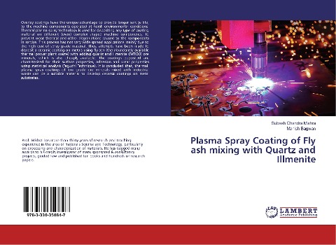 Plasma Spray Coating of Fly ash mixing with Quartz and Illmenite