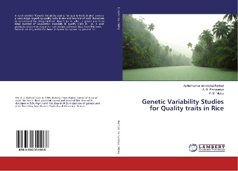 Genetic Variability Studies for Quality traits in Rice