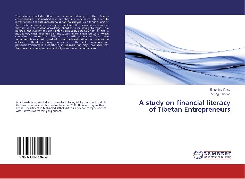 A study on financial literacy of Tibetan Entrepreneurs