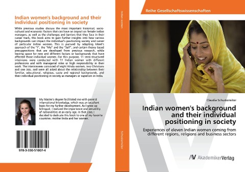 Indian womens background and their individual positioning in society: Experiences of eleven Indian women coming from different regions, religions and business sectors