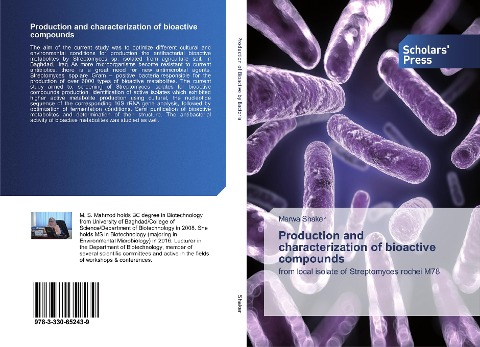 Production and characterization of bioactive compounds: from local isolate of Streptomyces rochei M78