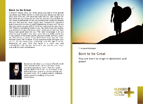 Born to be Great: You are born to reign in dominion and power