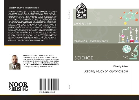 Stability study on ciprofloxacin