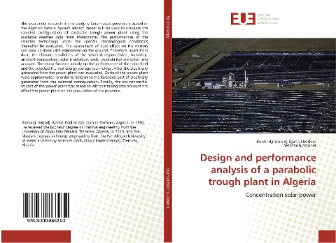 Design and performance analysis of a parabolic trough plant in Algeria: Concentration solar power
