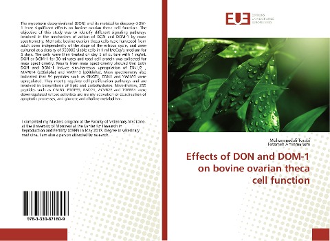 Effects of DON and DOM-1 on bovine ovarian theca cell function