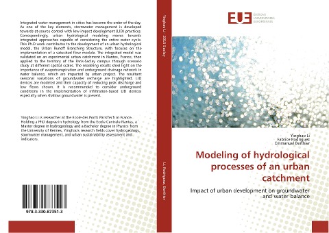 Modeling of hydrological processes of an urban catchment: Impact of urban development on groundwater and water balance