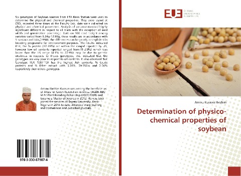 Determination of physico-chemical properties of soybean