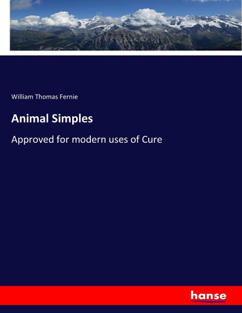 Animal Simples: Approved for modern uses of Cure