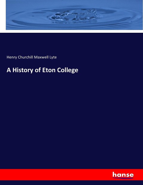 A History of Eton College