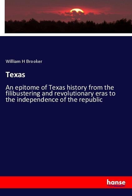 Texas: An epitome of Texas history from the filibustering and revolutionary eras to the independence of the republic