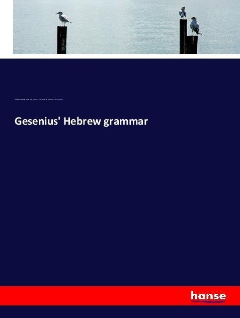 Gesenius Hebrew grammar