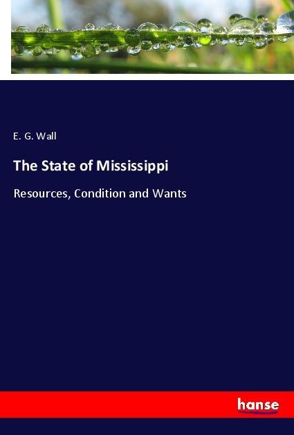 The State of Mississippi: Resources, Condition and Wants
