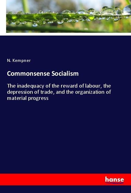 Commonsense Socialism: The inadequacy of the reward of labour, the depression of trade, and the organization of material progress