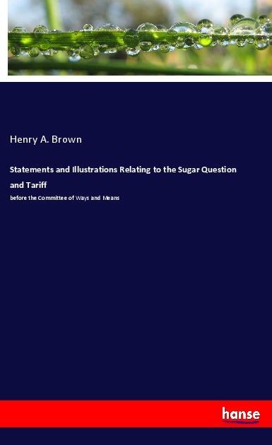 Statements and Illustrations Relating to the Sugar Question and Tariff: before the Committee of Ways and Means
