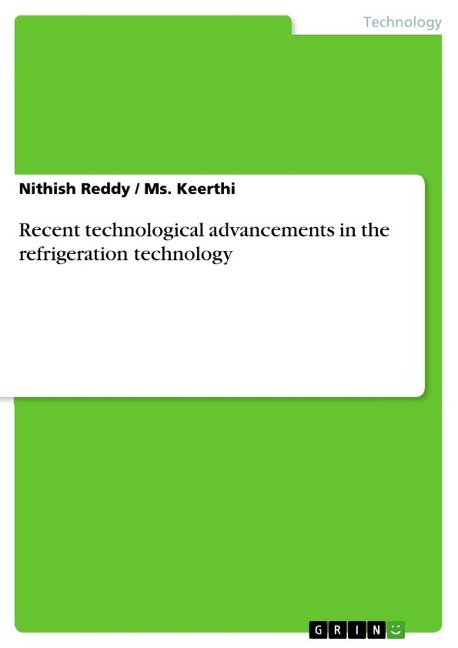 Recent technological advancements in the refrigeration technology