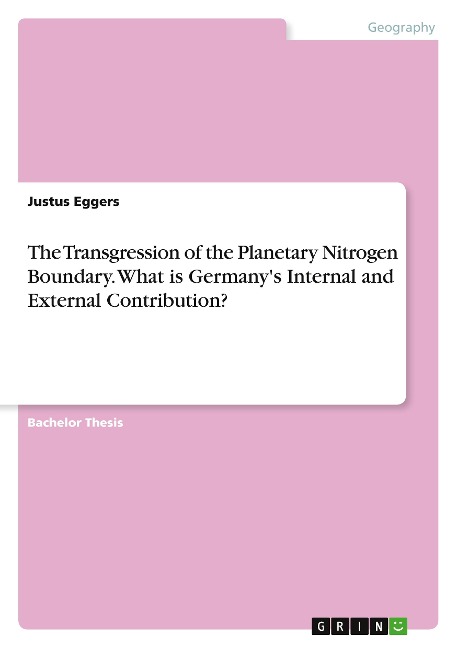 The Transgression of the Planetary Nitrogen Boundary. What is Germanys Internal and External Contribution?