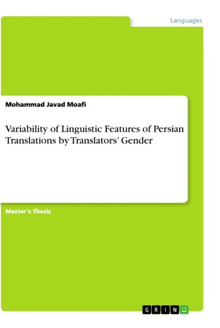 Variability of Linguistic Features of Persian Translations by Translators Gender