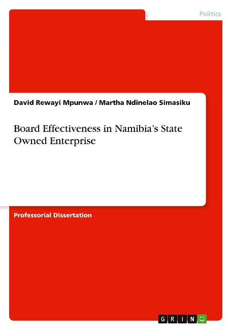 Board Effectiveness in Namibias State Owned Enterprise